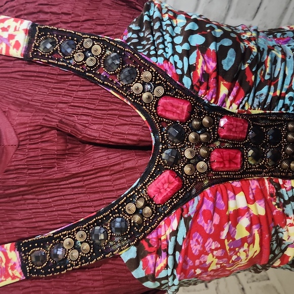 Body Central SZ L Full Length Floral Sundress - Picture 4 of 10